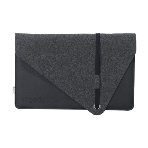 Recycled Felt&Apple ImitationLeather Sleeve 15/16p - 9