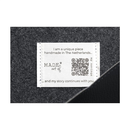 Recyc. Felt&Apple Imitation Leather LaptopSleeve 14p - 17
