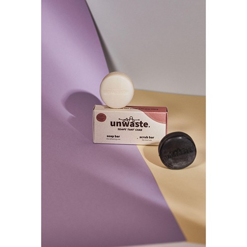 Unwaste Duopack Soap & Scrub bar - 14