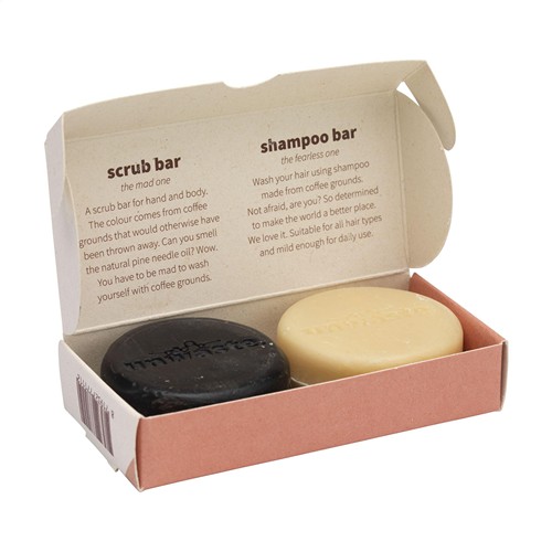Unwaste Duopack Scrub & Shampoo bar Koffieolie - 10