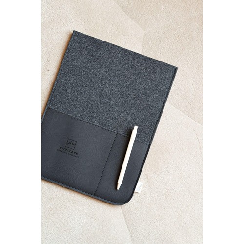 Recyc Felt&Apple Imitation Leather LaptopSleeve 16p - 5