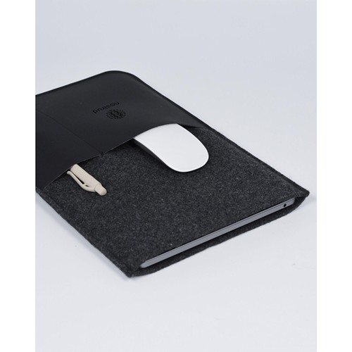 Recyc Felt&Apple Imitation Leather LaptopSleeve 16p - 8
