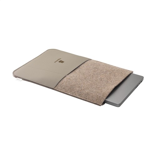 Recyc Felt&Apple Imitation Leather LaptopSleeve 16p - 11