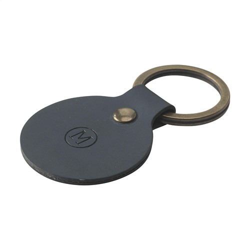 Recycled Leather Keyring Round porte-clés - 8