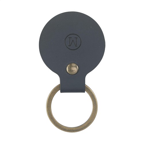 Recycled Leather Keyring Round porte-clés - 11
