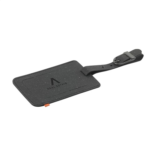 Recycled Leather Luggage Tag 'étiquette de bagage - 1
