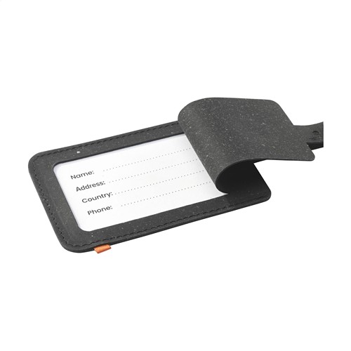 Recycled Leather Luggage Tag 'étiquette de bagage - 4