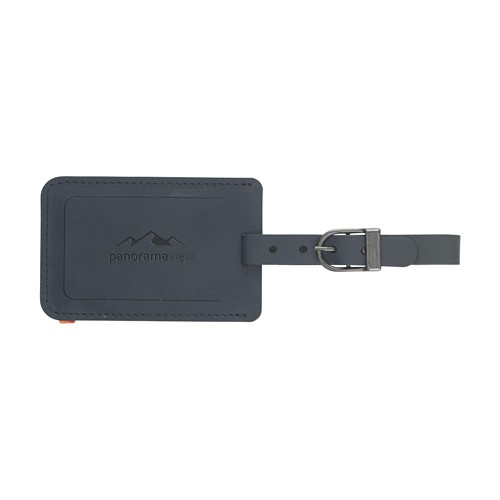 Recycled Leather Luggage Tag 'étiquette de bagage