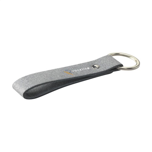 Recycled Denim Textile Keyring porte-clés - 1