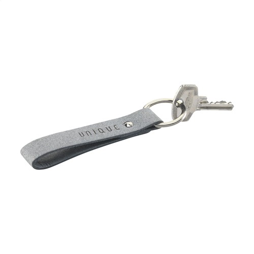 Recycled Denim Textile Keyring porte-clés - 3