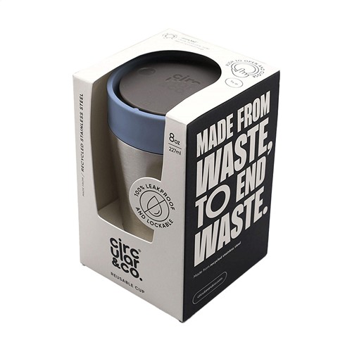 Circular&Co Recycled Stainless Steel Coffee Cup 227 ml - 10