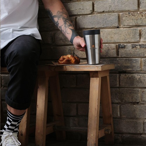 Circular&Co Recycled Stainless Steel Coffee Cup 340 ml - 14