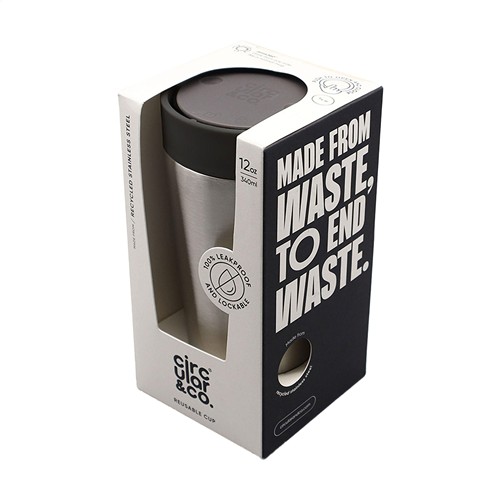 Circular&Co Recycled Stainless Steel Coffee Cup 340 ml - 11