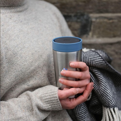 Circular&Co Recycled Stainless Steel Coffee Cup 340 ml - 7
