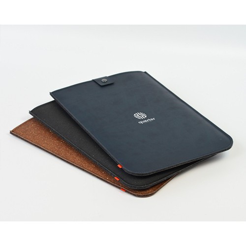 Recycled Leather Laptop Sleeve 16" - 6