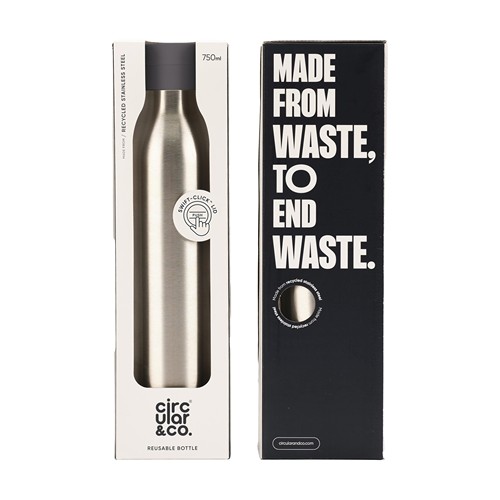 Circular&Co Recycled Stainless Steel Bottle 750 ml - 4