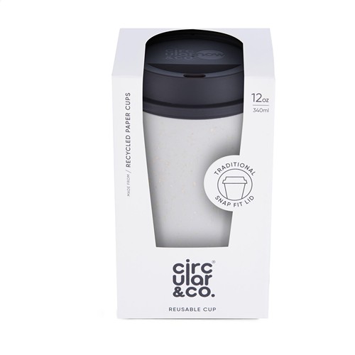 Circular&Co Recycled Now Cup Black Lid 340 ml mug - 9