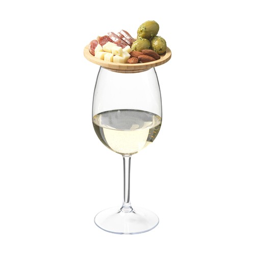 Wooosh Piccolo Bamboo Wine Glass Topper - 1