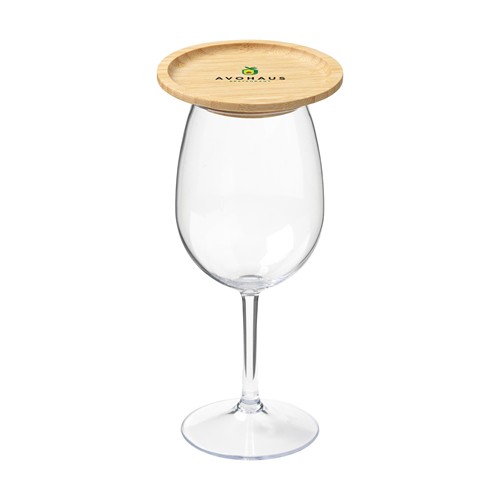 Wooosh Piccolo Bamboo Wine Glass Topper - 2