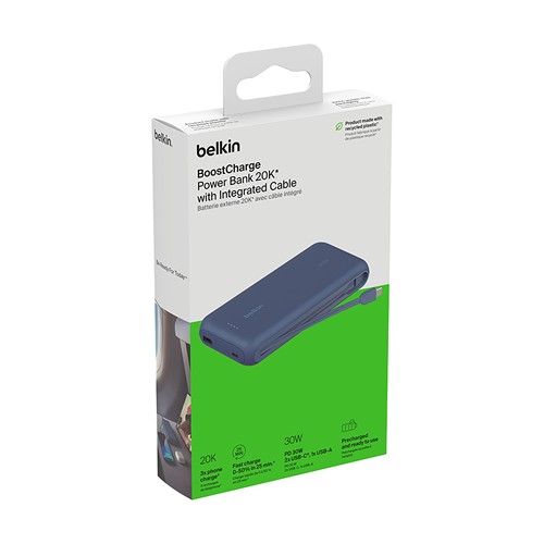 Belkin BoostCharge Power Bank 20K Câble intégré - 7