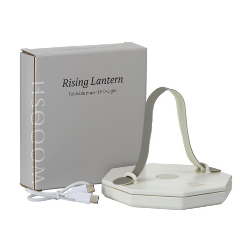 Wooosh Rising Lantern lampe LED en papier