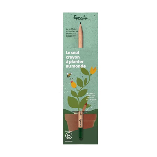 Sproutworld Sharpened Pencil & Header Card crayon taillé