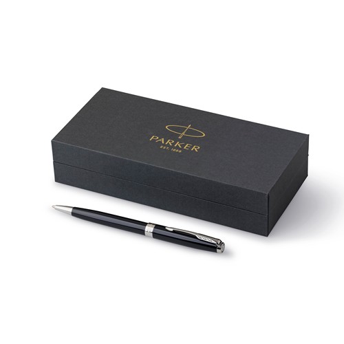 Parker Sonnet stylo bille | Finitions chromées - 11