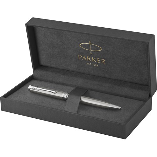 Parker Sonnet stylo bille | Acier inoxydable - 10