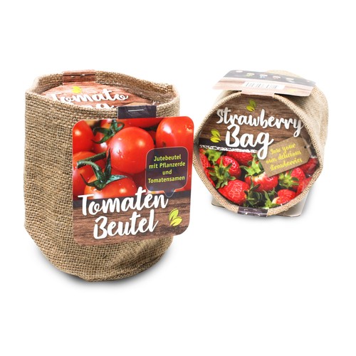 Growing kit - Jute bag (personalized)
