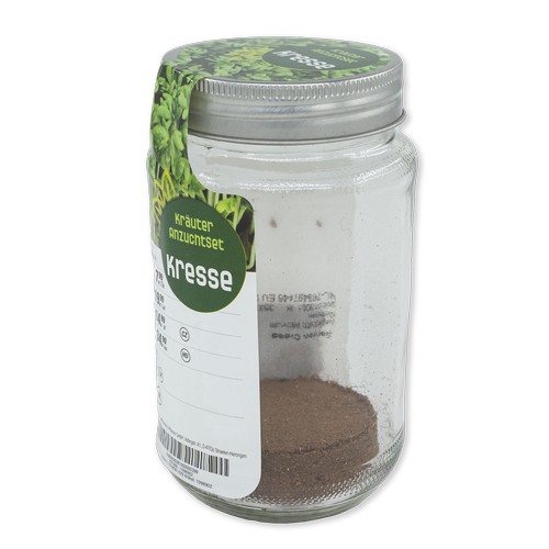 Growing kit - Glass pot  (personalized)