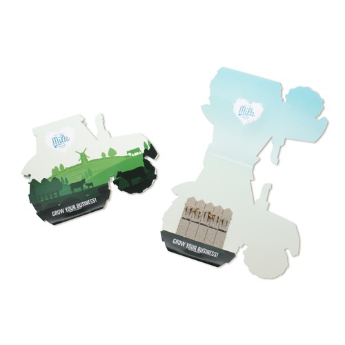 Seed stick 5 pack - shape (personalized)