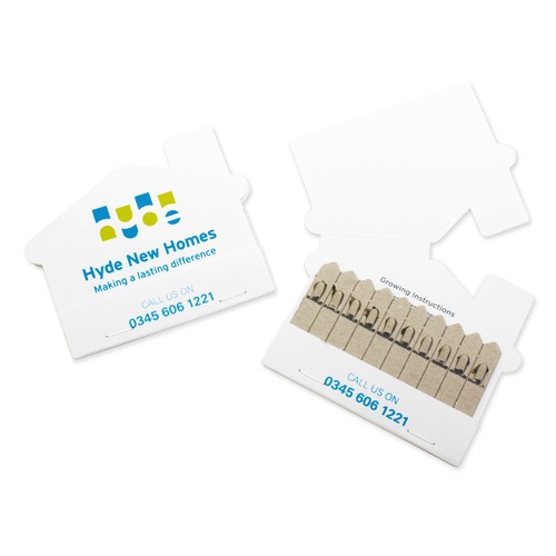 Seed stick 10 pack - shape (personalized)