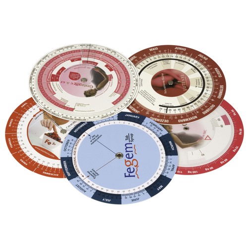 FLEXIBLE PREGNANCY DISK <BR>(it includes scale + full color print on top disk)