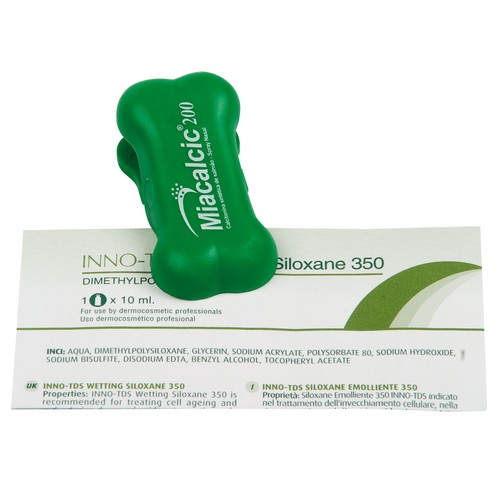 BONE PAPER CLIP HOLDER - GREEN COLOUR