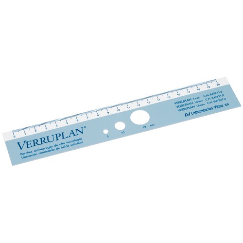 DERMATOLOGIC RULER <BR>(it includes scale + 1 color logo)