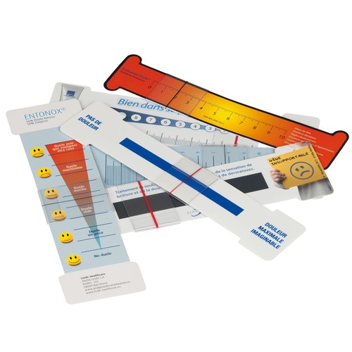FLEXIBLE PAIN SCALE RULER