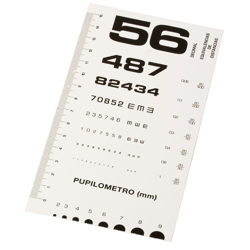 OPHTALMOLOGICAL RULER (it includes scale + 1 color logo)