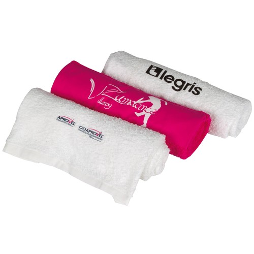 100% COTTON WHITE TOWEL - 380gr