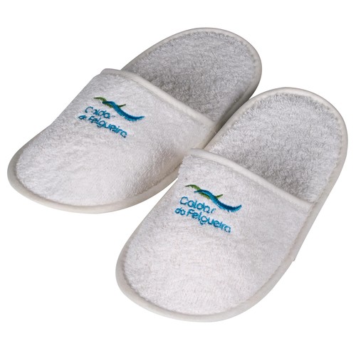 BATH SLIPPERS - 100% cotton