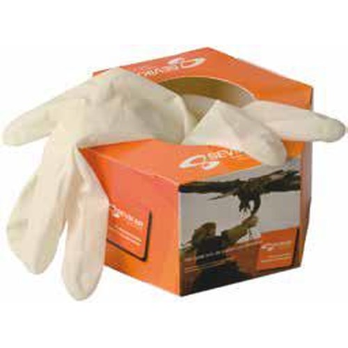 HEXAGONAL PRINTED CARTON BOX WITH 18 GLOVES