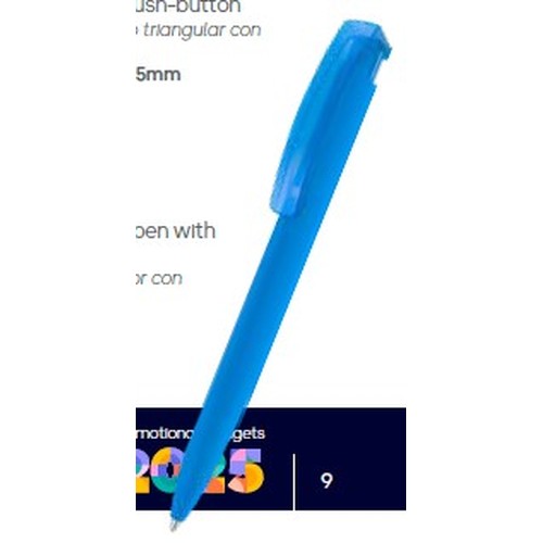 TRIANGULAR PUSH BUTTON PEN