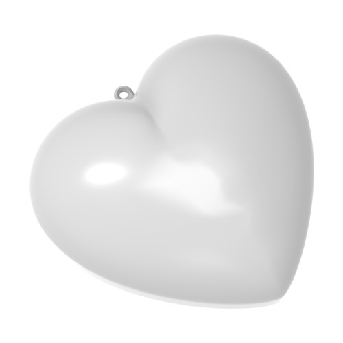 Plastic bauble “mini heart”
