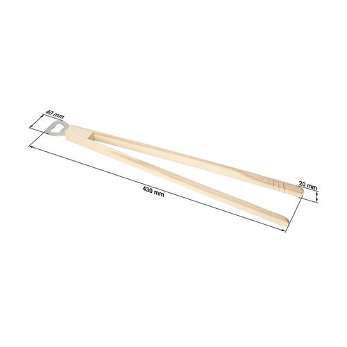 Pince à barbecue "Opener" avec décapsuleur, 43 cm - 3