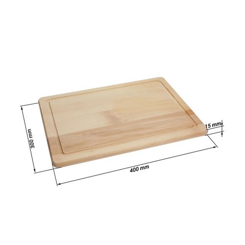 Planche de coupe "Woody" rectangulaire, grande - 3
