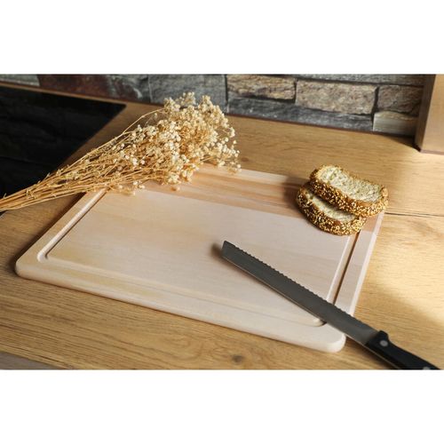 Planche de coupe "Woody" rectangulaire, grande - 7