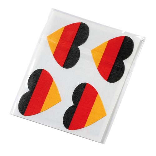 Pansement adhésif de supporter "Coeur", kit de 4 - 1