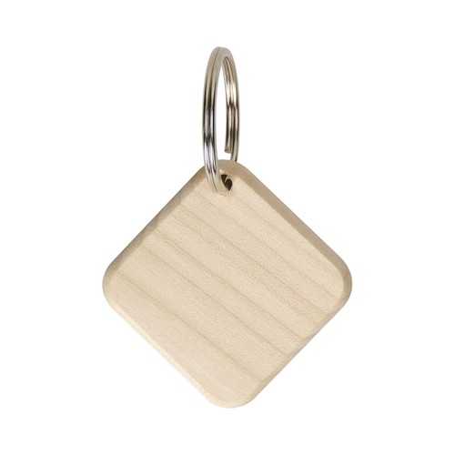 Porte-clés en bois "Maple", rectangulaire - 1