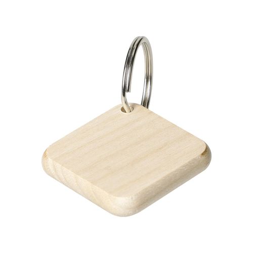 Porte-clés en bois "Maple", rectangulaire - 4