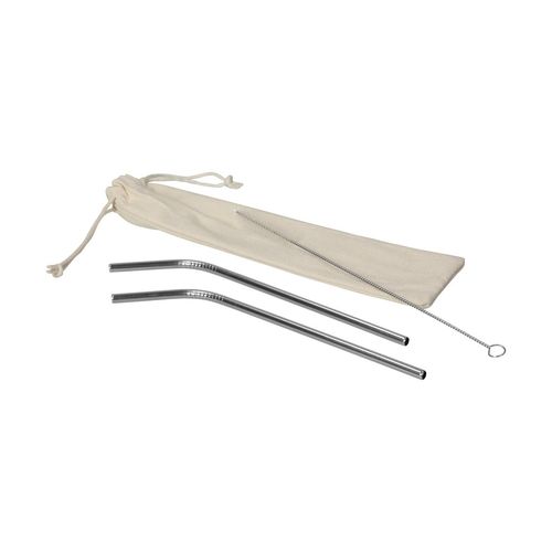 Ensemble de paille "Steel" - 2
