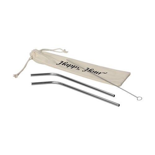 Ensemble de paille "Steel" - 6